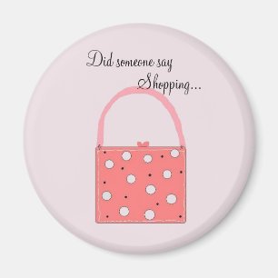 Aimant Le shopping est amusant