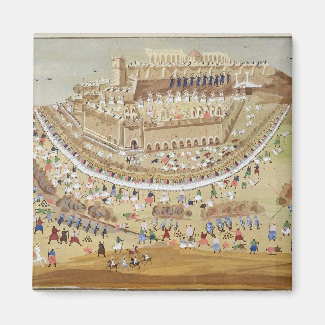 Aimant Le siège d'Athènes en 1827, du Pictorial Hi (Devant)