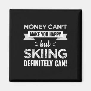 Aimant Le Ski Vous Rend Heureux Cadeau Drôle De Ski Pour