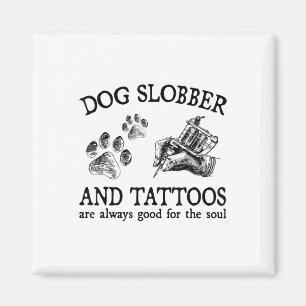 Aimant Le Slobber De Chien Et Les Tatouages Sont Toujours