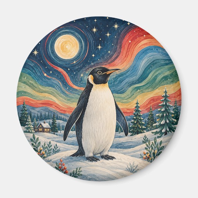 Aimant Le Solstice d'Hiver du Manchot Céleste (Devant)