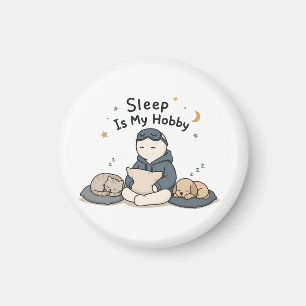 Aimant Le sommeil est mon passe-temps Mème drôle d'amant