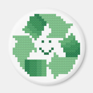 Aimant Le sourire réutilisent l'aimant de symbole