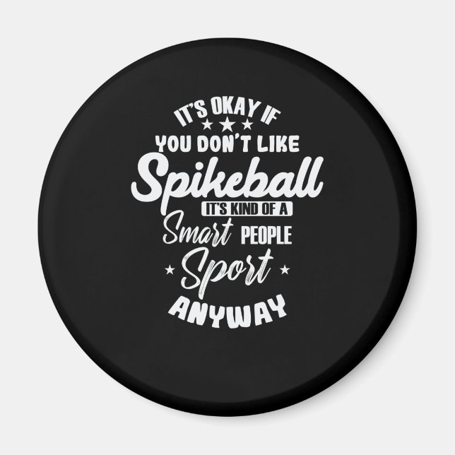 Aimant Le Spikeball est un sport de Roundball humain inte (Devant)