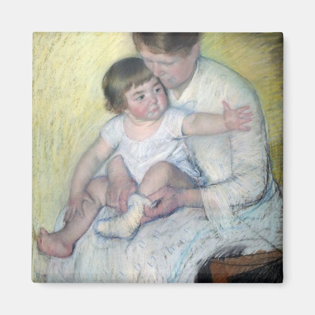 Aimant Le Stocking, Mary Cassatt (Devant)