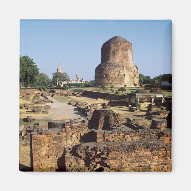 Aimant Le stupa de Dhamekh, c.500 ap. (Devant)