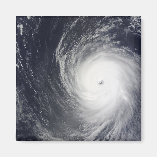 Aimant Le Super Typhoon Melor survole l'océan Pacifique (Devant)