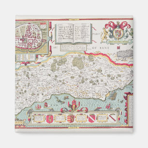 Aimant Le Sussex, gravé par Jodocus Hondius de John