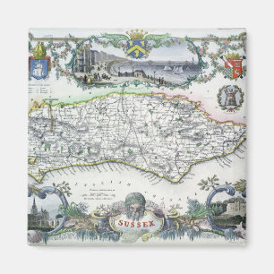 Aimant Le Sussex, gravé par W. Schmollinger