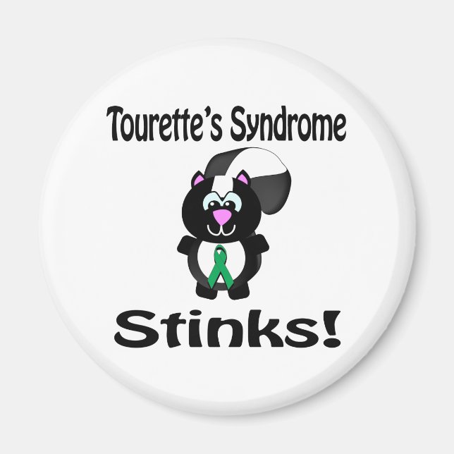 Aimant Le Syndrome de Tourette pue Conception de sensibil (Devant)