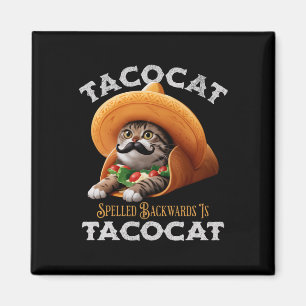 Aimant Le Tacocat Arrimé À L'Arrière Est Tacocat Mexicain