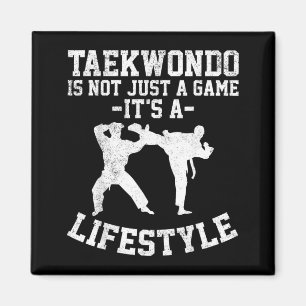 Aimant Le Taekwondo N'est Pas Seulement Un Jeu C'est Un M