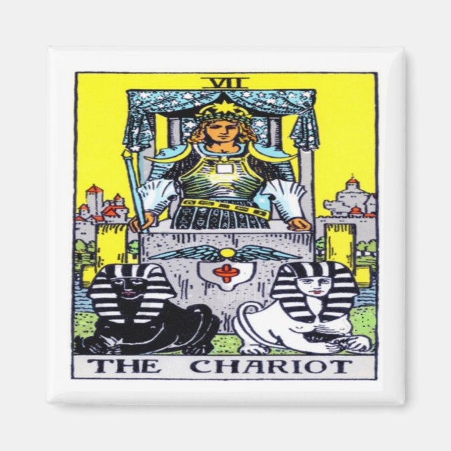 Aimant Le Tarot Chariot (Devant)