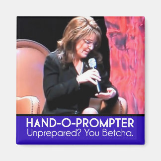 Aimant Le téléprompteur de Sarah Palin : la main-o-prompt