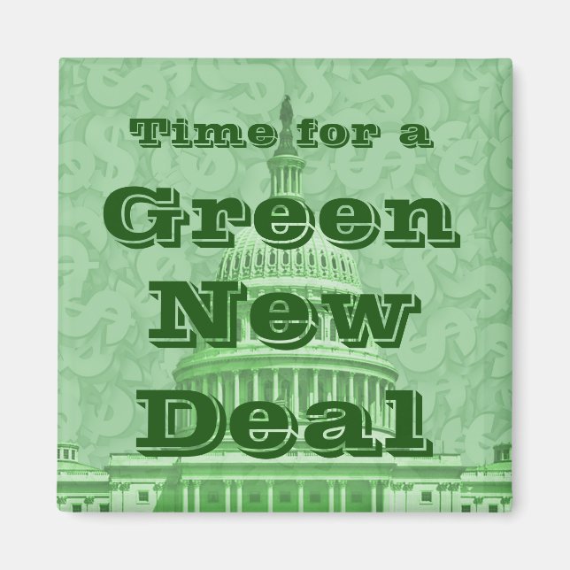 Aimant Le temps d'un New Deal vert (Devant)