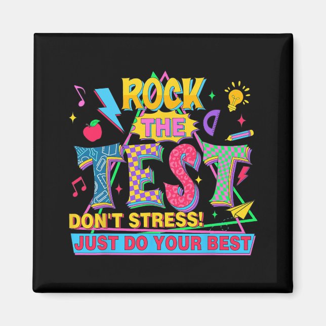 Aimant Le test ne stresse pas le test de motivation de l' (Devant)