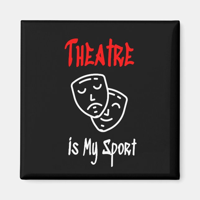 Aimant Le théâtre est mon sport (Devant)