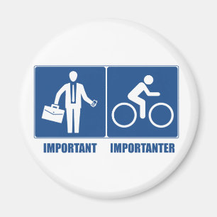 Aimant Le Travail Est Important, Le Cyclisme Est Importan
