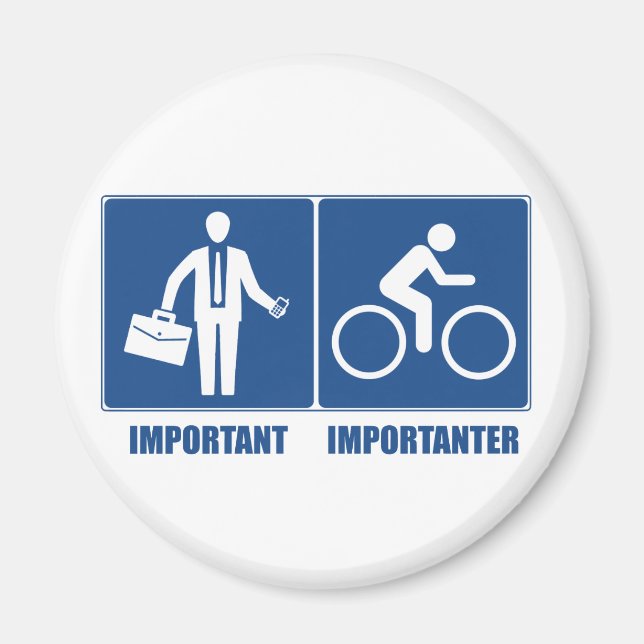 Aimant Le Travail Est Important, Le Cyclisme Est Importan (Devant)