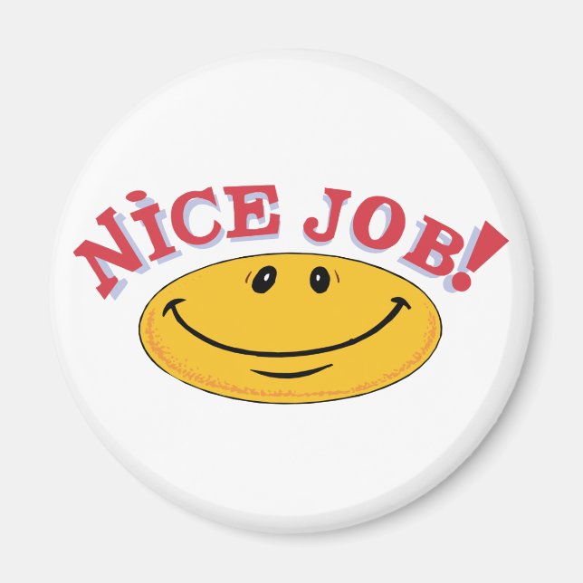 Aimant Le travail gentil ! (Devant)