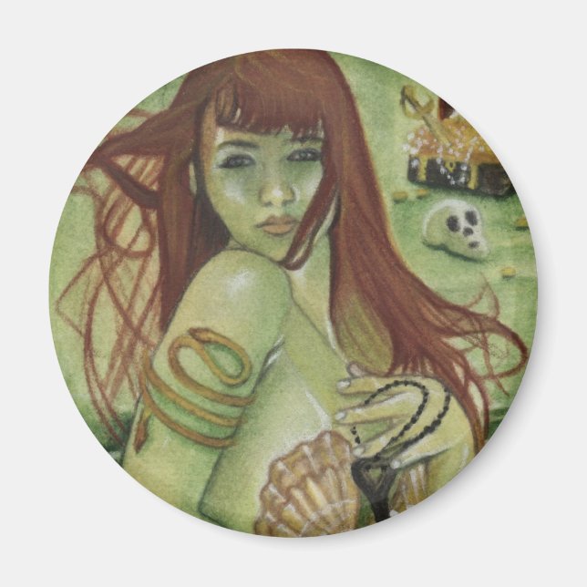 Aimant Le trésor de la sirène (Devant)