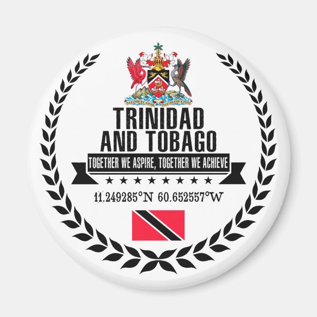 Aimant Le Trinidad-et-Tobago (Devant)