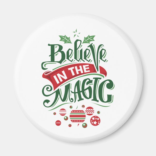 Aimant Le Typographe du Magic Christmas (Devant)