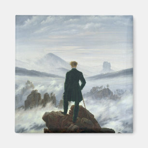 Aimant Le vagabond au-dessus de la mer du brouillard,