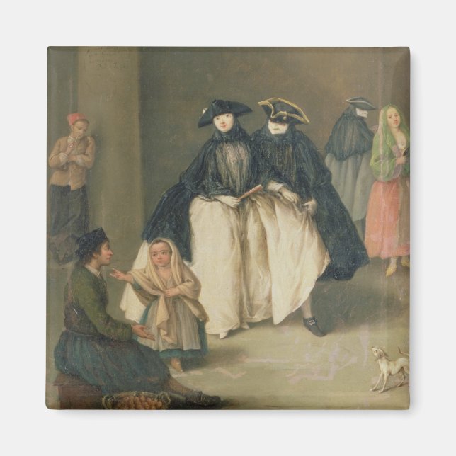 Aimant Le vendeur de fruits (Devant)