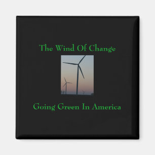 Aimant Le Vent Du Changement Va Vert T Shirt