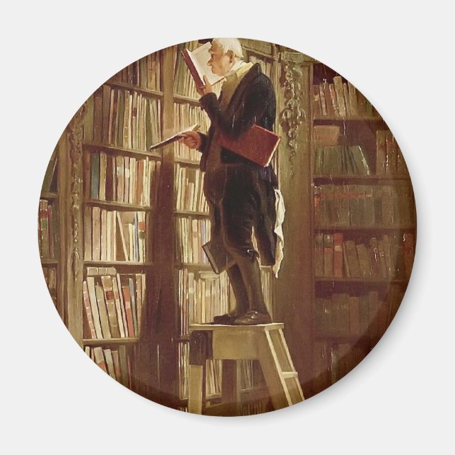 Aimant Le ver de livre (Devant)