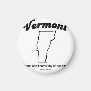 Aimant Le VERMONT - T-shirts et vitesse "de DEVISE d'ÉTA