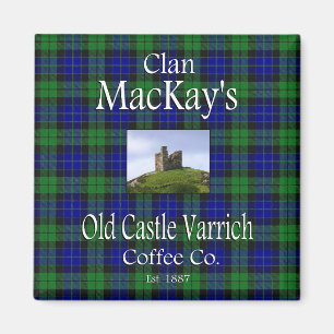 Aimant Le vieux château de Clan MacKay, Varrich Coffee Co