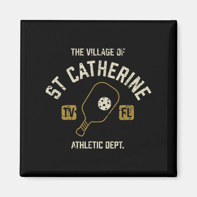 Aimant Le Village De St Catherine Ckleball Distressed De (Devant)
