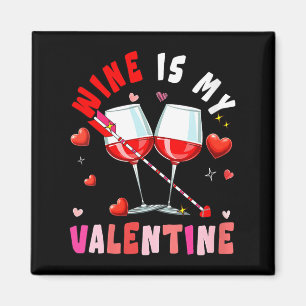 Aimant Le vin des femmes est mon cœur de la Saint-Valenti