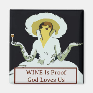 Aimant Le vin est une preuve, modifier le texte