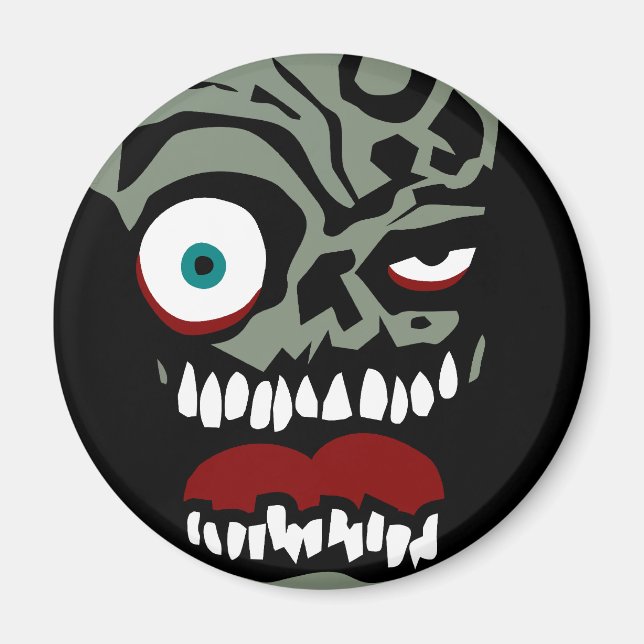 Aimant Le visage zombie de la catastrophe (Devant)