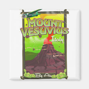 Aimant Le volcan italien du Vésuve