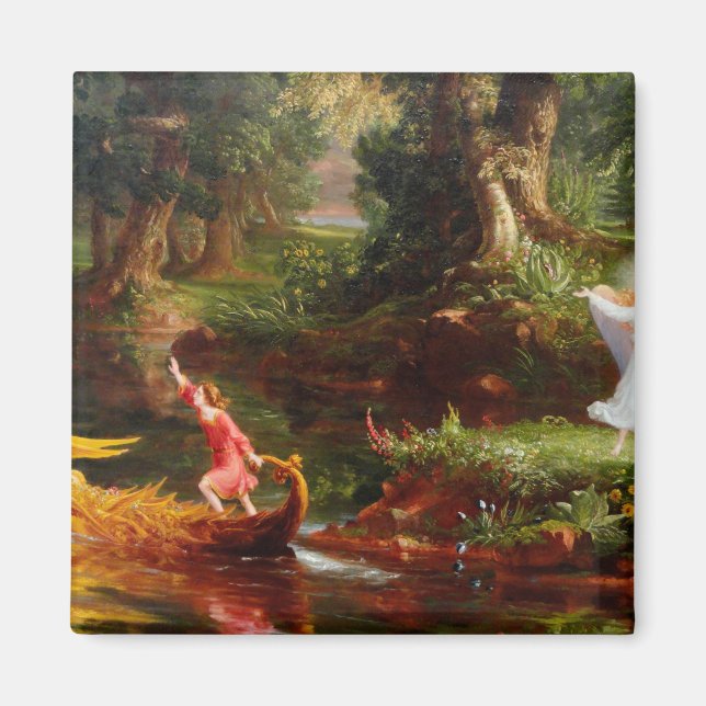 Aimant Le voyage de la vie par Thomas Cole (Devant)