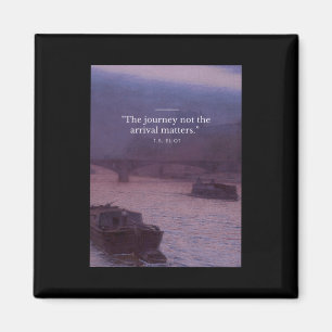 Aimant Le Voyage Pas L'Arrivée S Citation Poster
