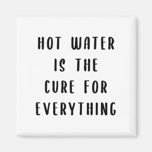 Aimant L'eau chaude est le remède à tout