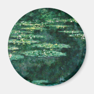 Aimant L'EAU MENSONNE EN ÉTANG VERT par Claude Monet