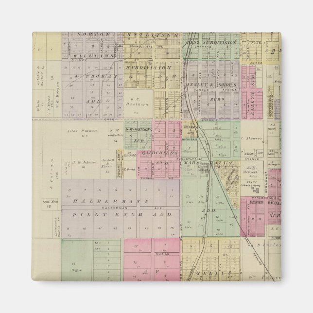 Aimant Leavenworth Sud, Kansas (Devant)