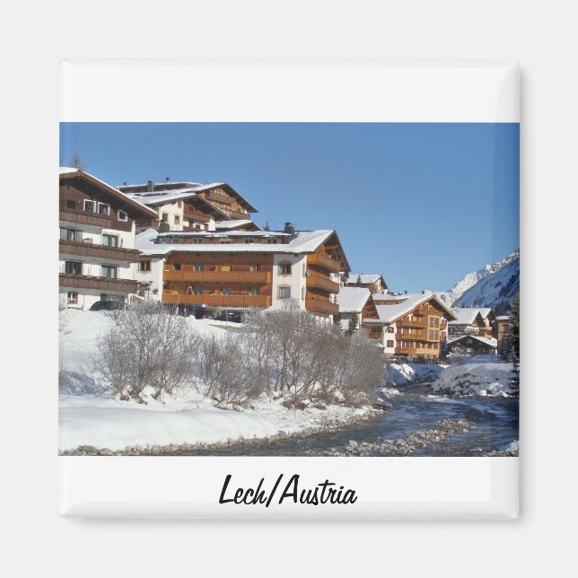 Aimant Lech am Arlberg en Autriche Souvenir (Devant)