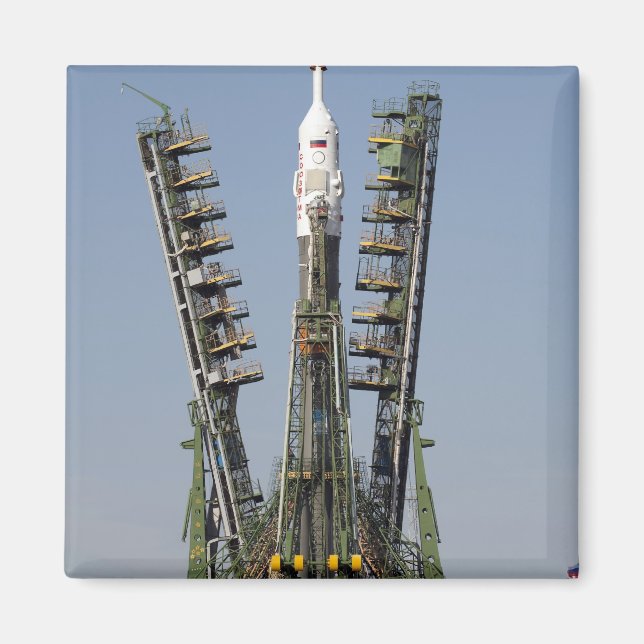 Aimant L'échafaudage de lancement est mis en place (Devant)