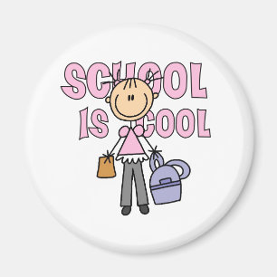 Aimant L'école de fille est fraîche