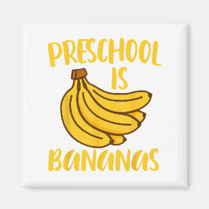 Aimant L'École Préscolaire Est La Banane Enseignant Retou