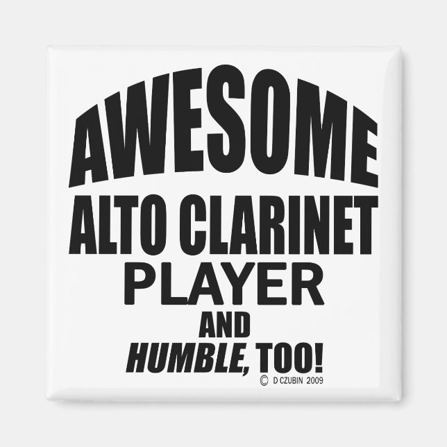 Aimant Lecteur Alto Clarinet génial (Devant)