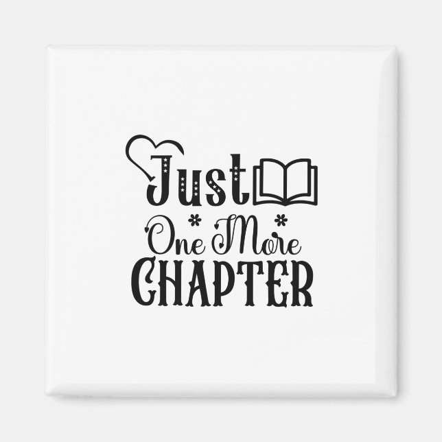 Aimant Lecture Art Juste Un Autre Chapitre (Devant)