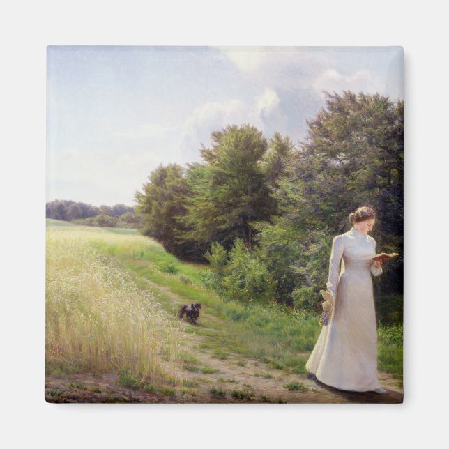 Aimant Lecture blanche (Devant)